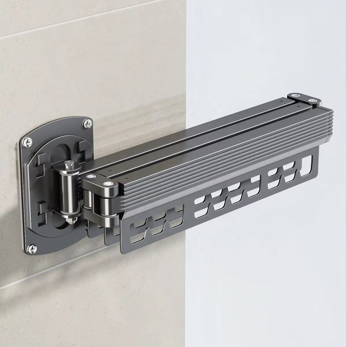 Wall-Mounted Clothes Drying Rack