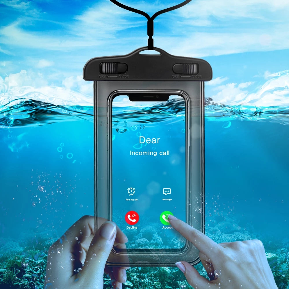 Waterproof Phone Case With Neck Strap