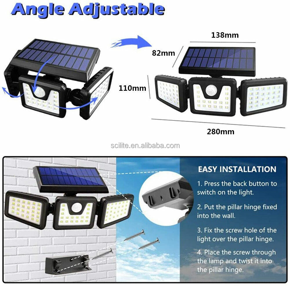 Solar Motion Sensor Lights (IP65 )