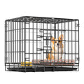Foldable Metal Dog Cage  (90X70X80 cm)