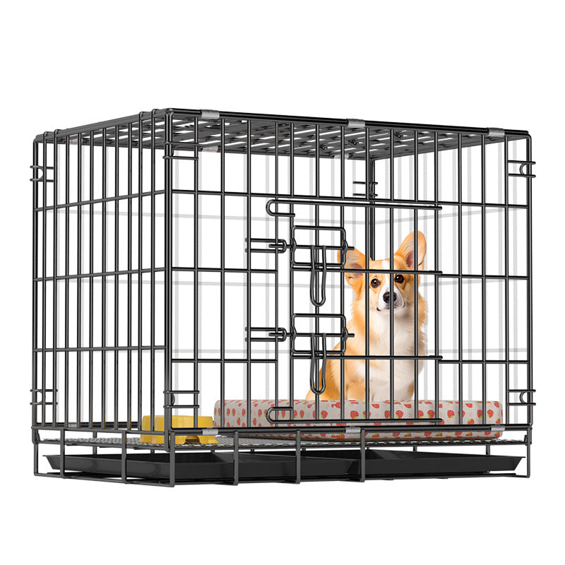 Foldable Metal Dog Cage  (90X70X80 cm)