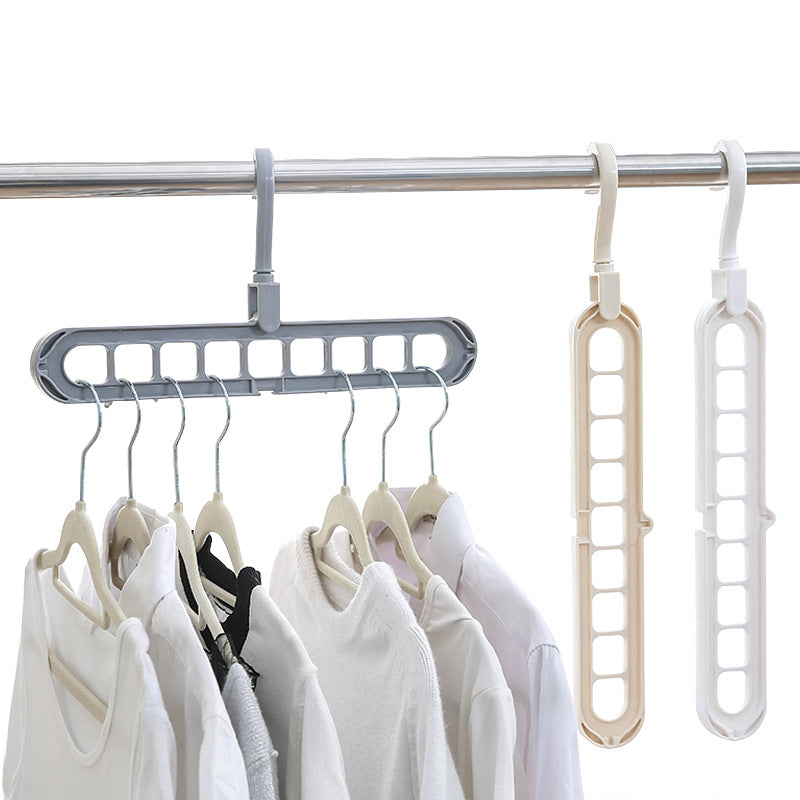 9 Slots Clothes Hanger