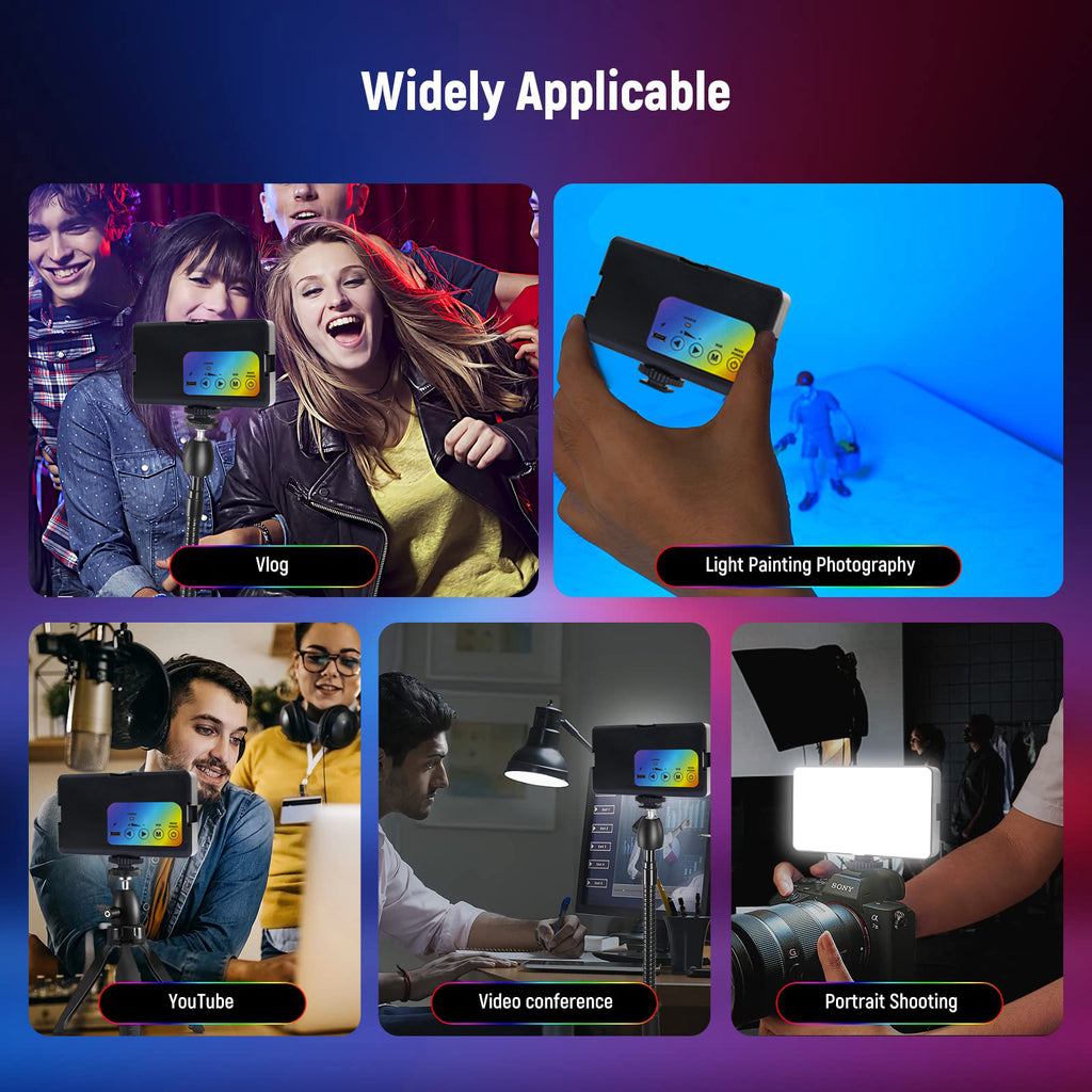 Portable LED Fill Light for Video Calls