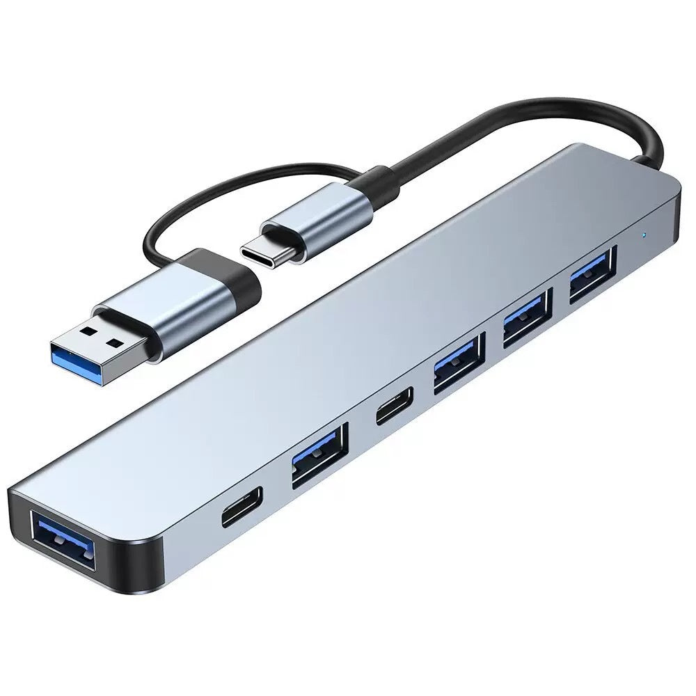 7 in 1 Port Alloy Expansion Dock HUB
