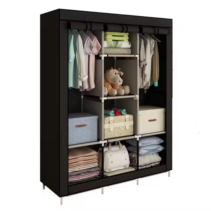 Portable Fabric Wadrobe (3Columns)