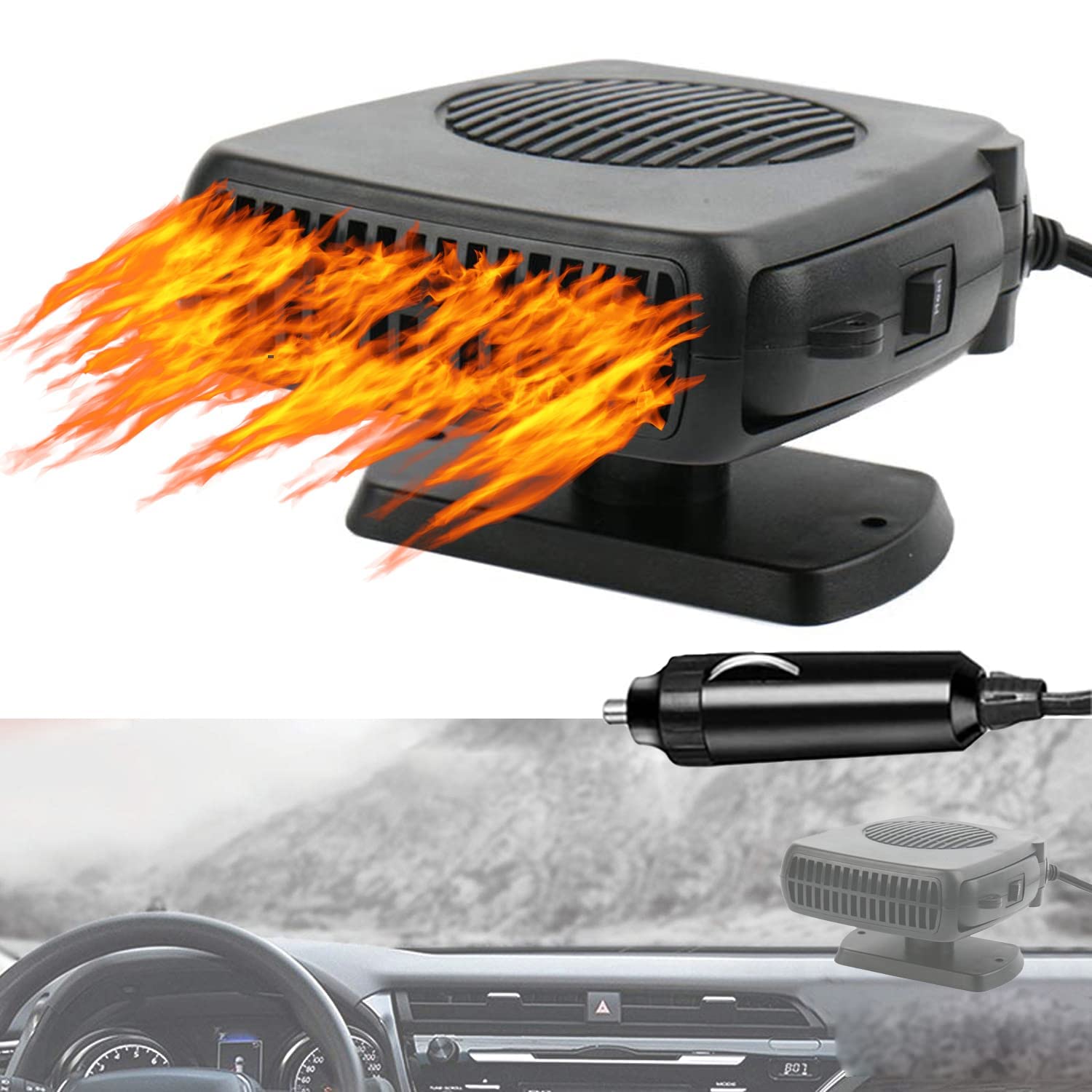 2 In1 Fast Heating & Cooling Fan