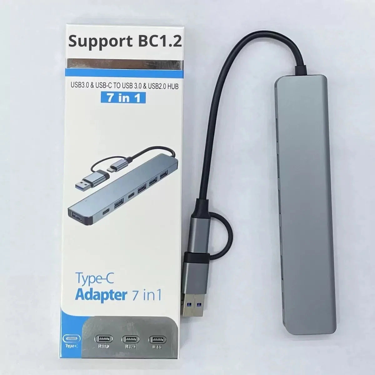 7 in 1 Port Alloy Expansion Dock HUB