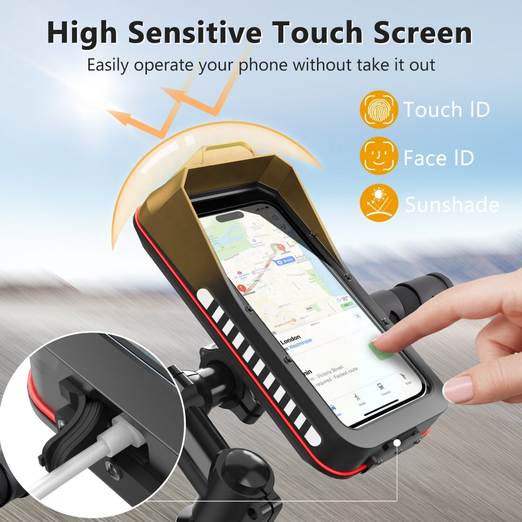 WaterProof Bicycle Phone Mount