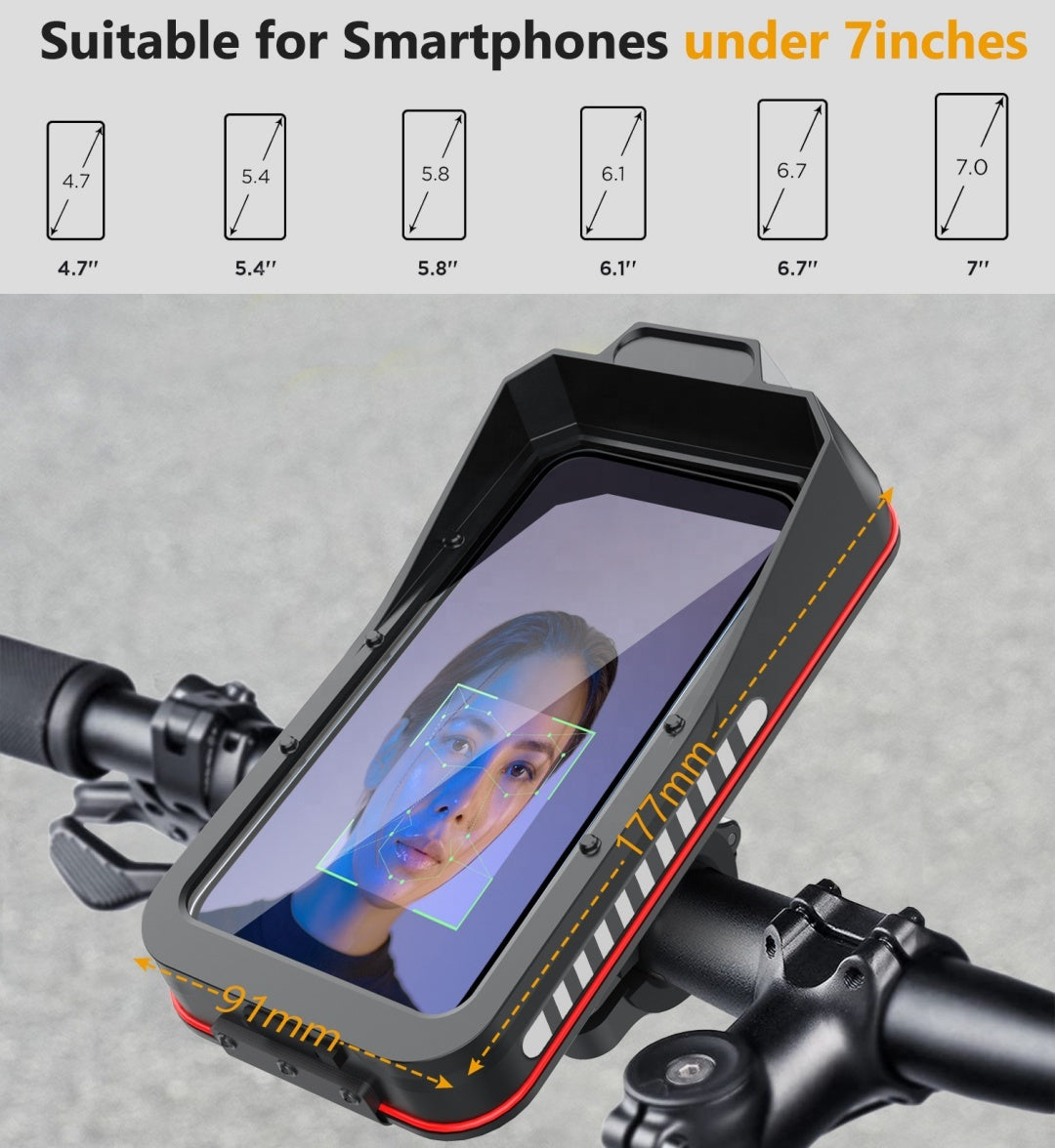 WaterProof Bicycle Phone Mount