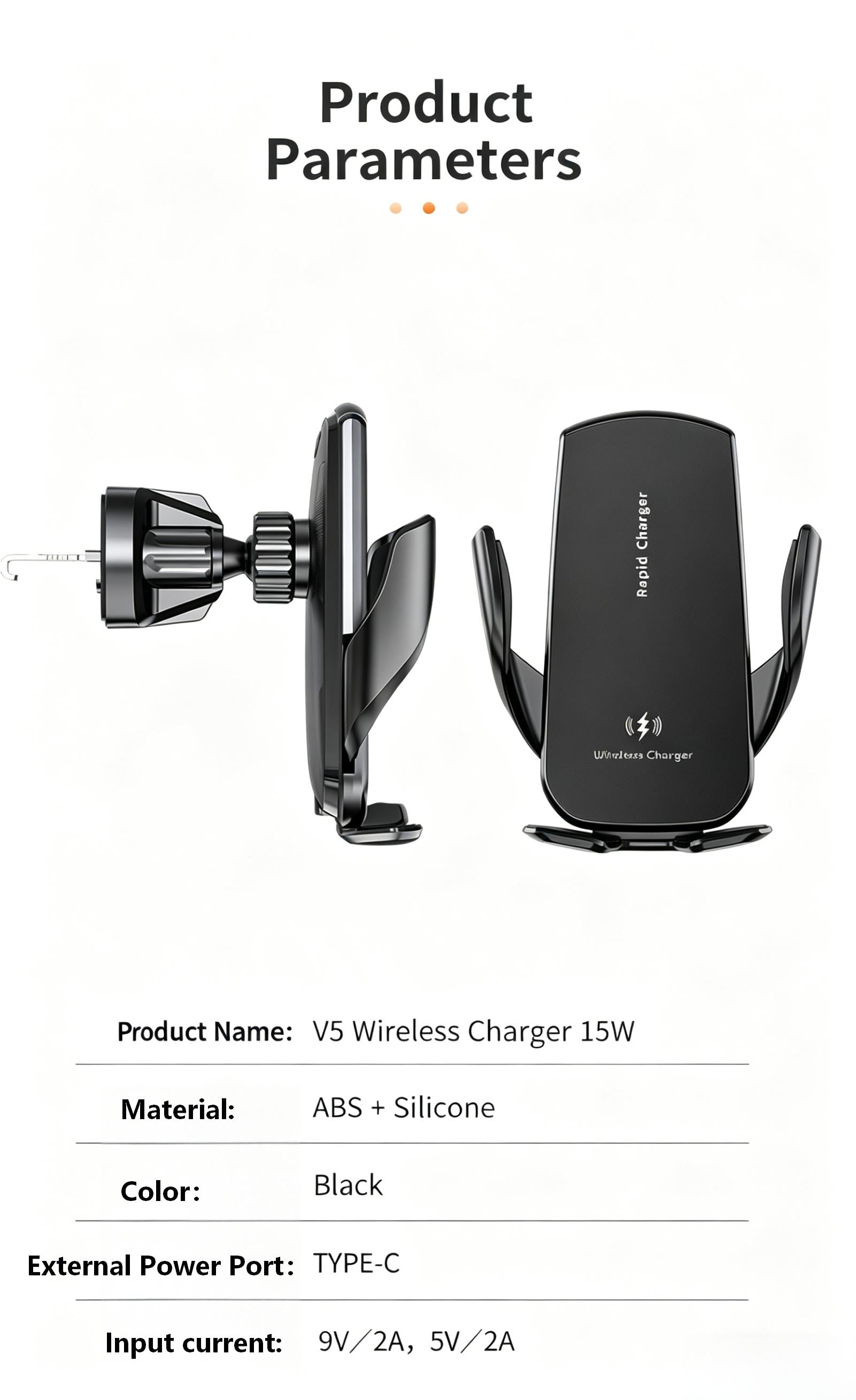 Car Wireless Charging Stand