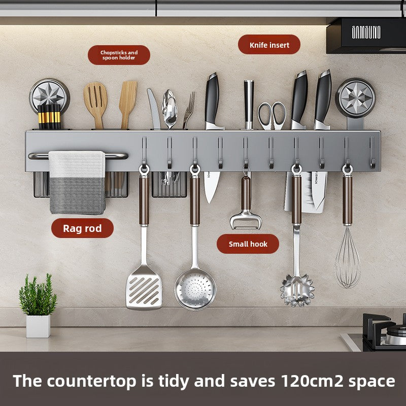 C Wall-Mounted Kitchen Rack