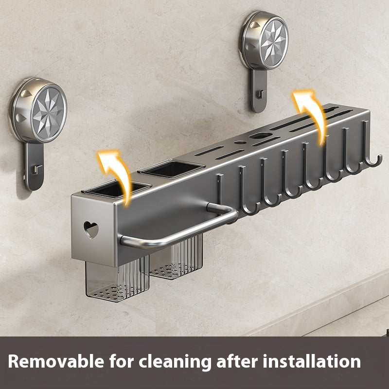 C Wall-Mounted Kitchen Rack