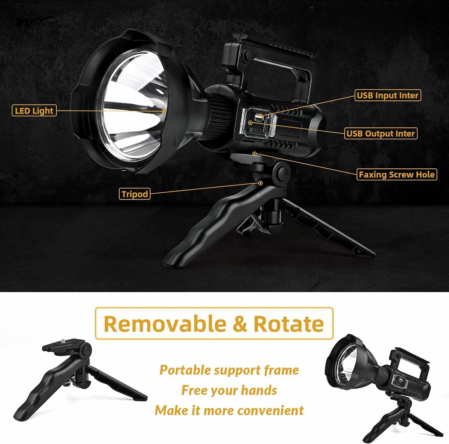 Rechargeable Searchlight