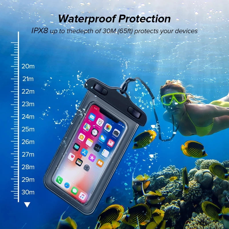 Waterproof Phone Case With Neck Strap