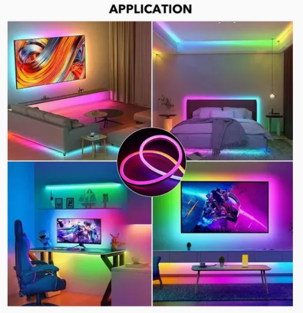 RGBIC LED Neon Light Strips (5M)