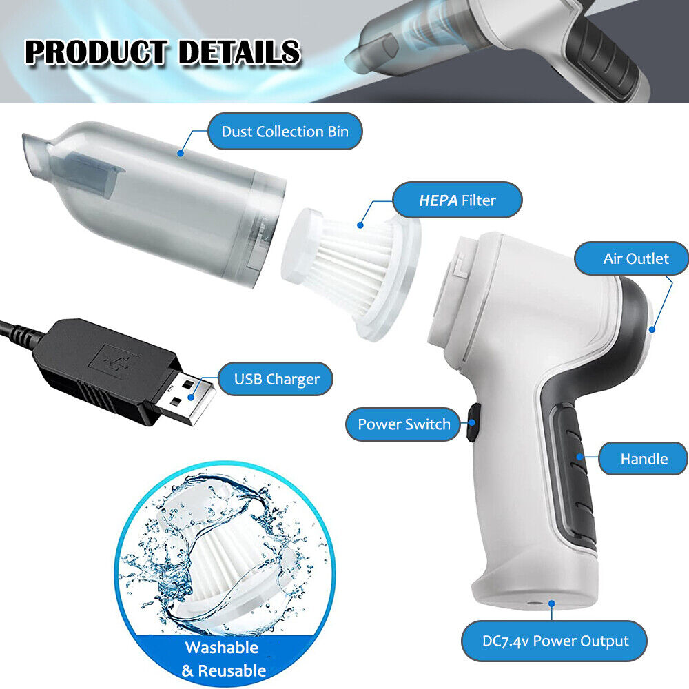 Rechargeable Car Vaccum Cleaner