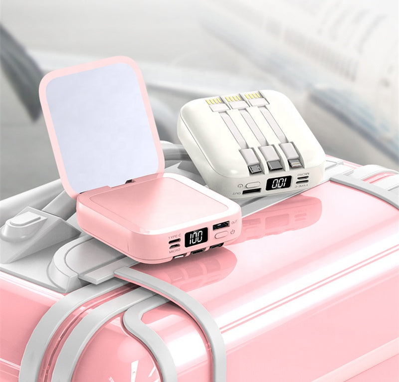 Power Bank Beauty Makeup Mirror