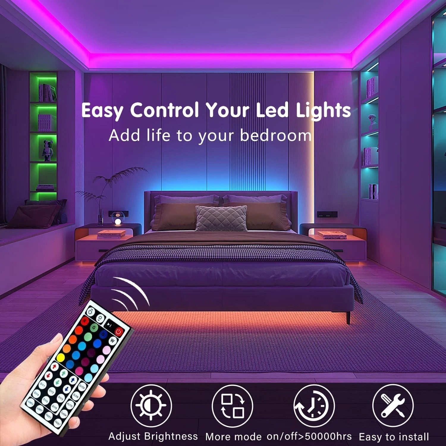 RGB LED Strip Light Kit