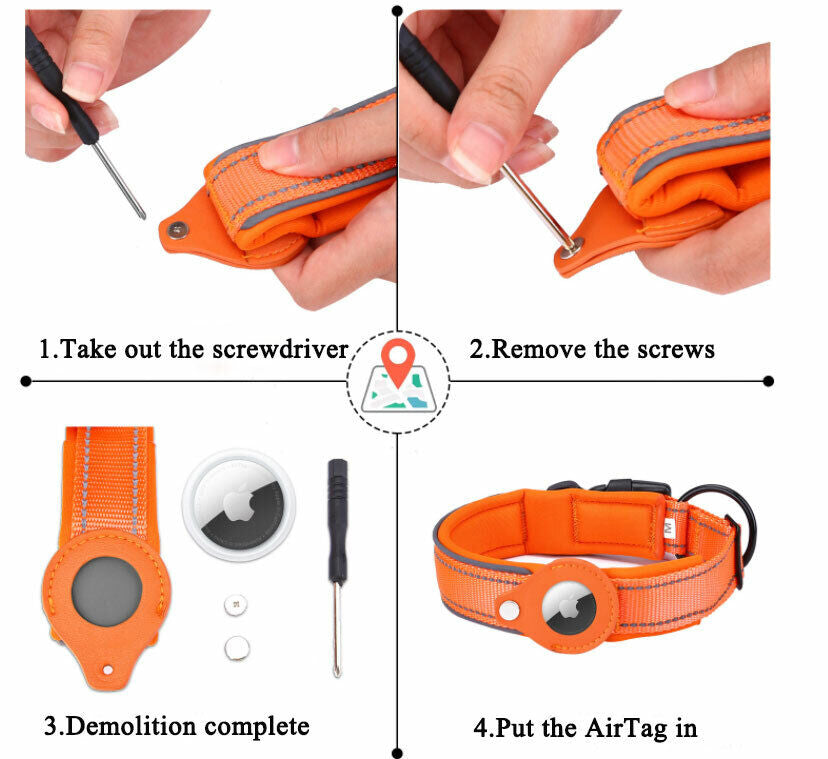 Reflective Adjustable Pet Collalr