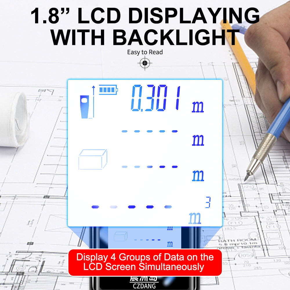Digital Distance Meter Tester