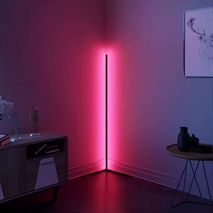 Smart Led RGB Corner Floor Lamp With RGB Remote