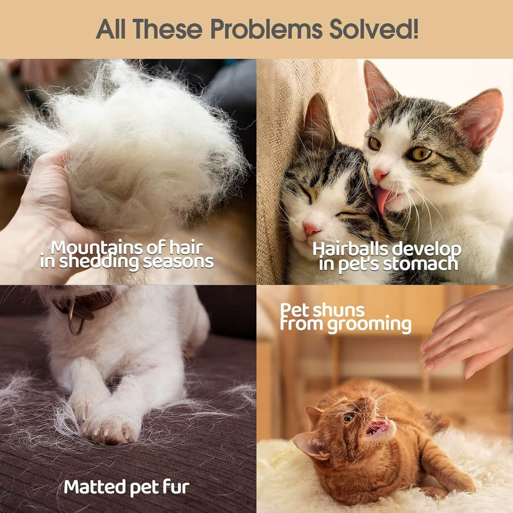 Pet Grooming Glove Brush