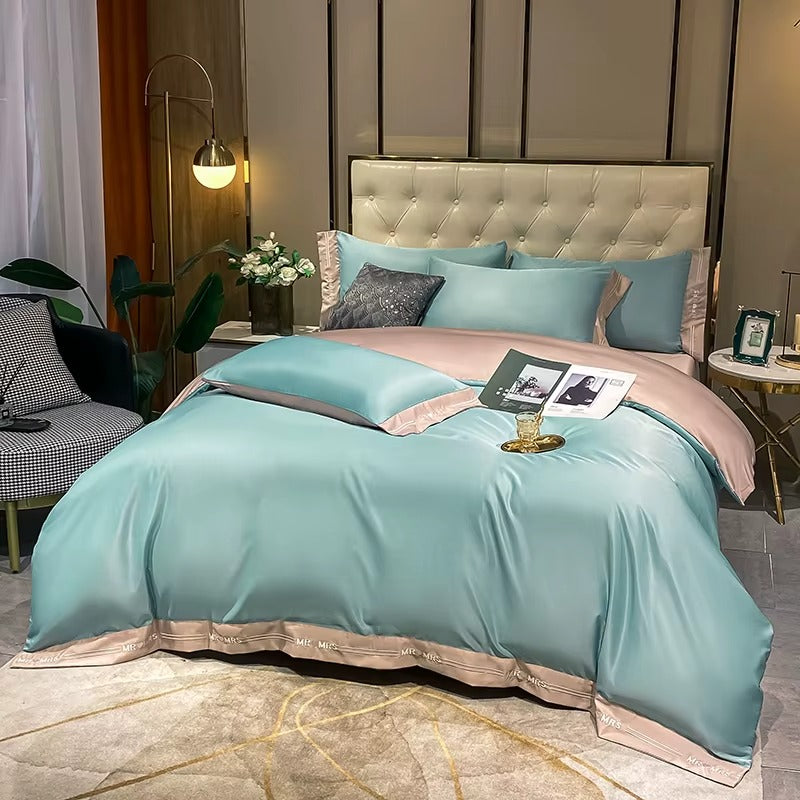 Satin Shiny Duvet Cover Set (6*6)