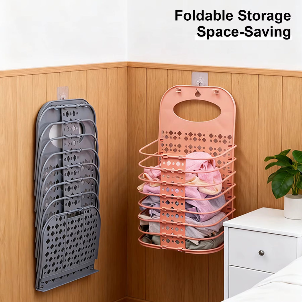 Collapsible Hanging Laundry Basket