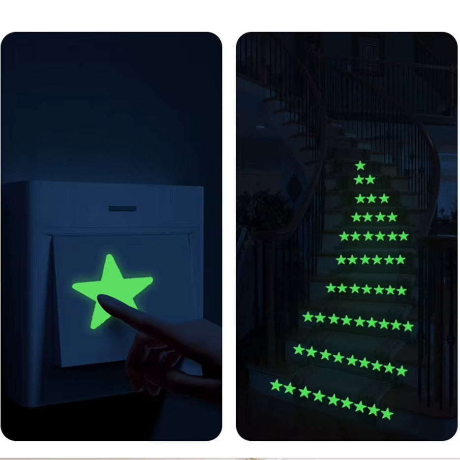 Night Glowing Stars Wall Sticker