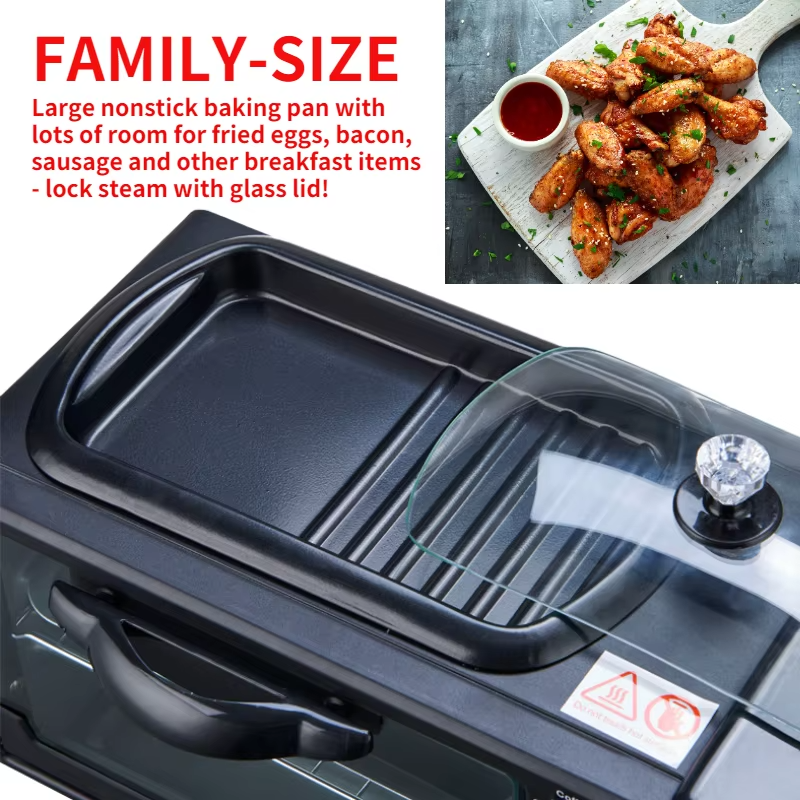3 in 1 Breakfast Maker Microwave