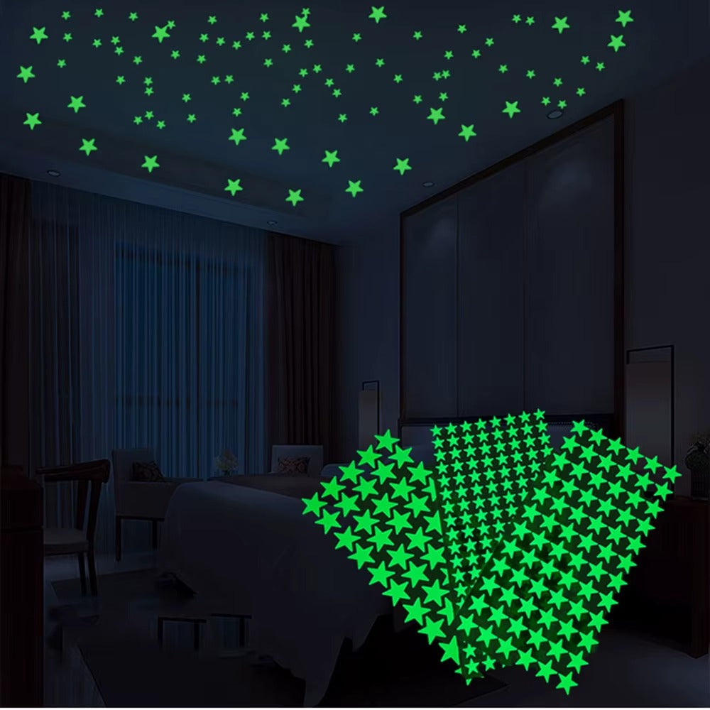 Night Glowing Stars Wall Sticker