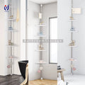 Corner bathroom organizer
