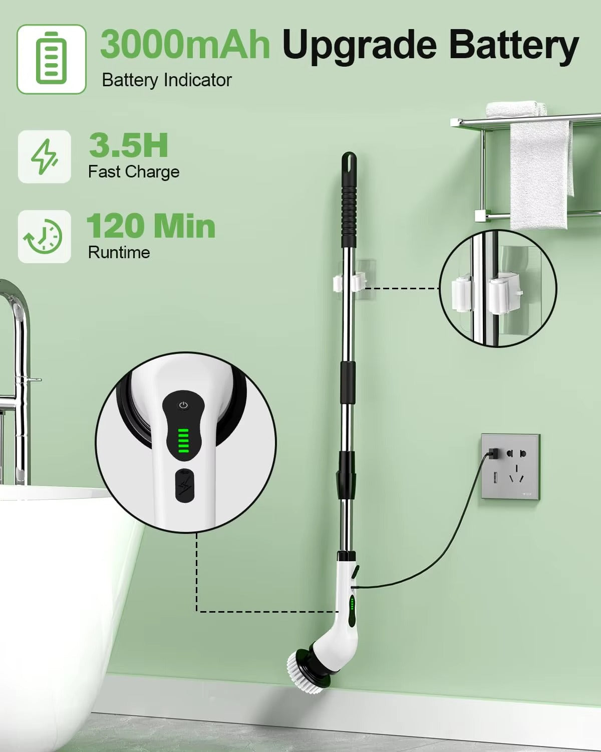 8in1 Electric Spin Scrubber