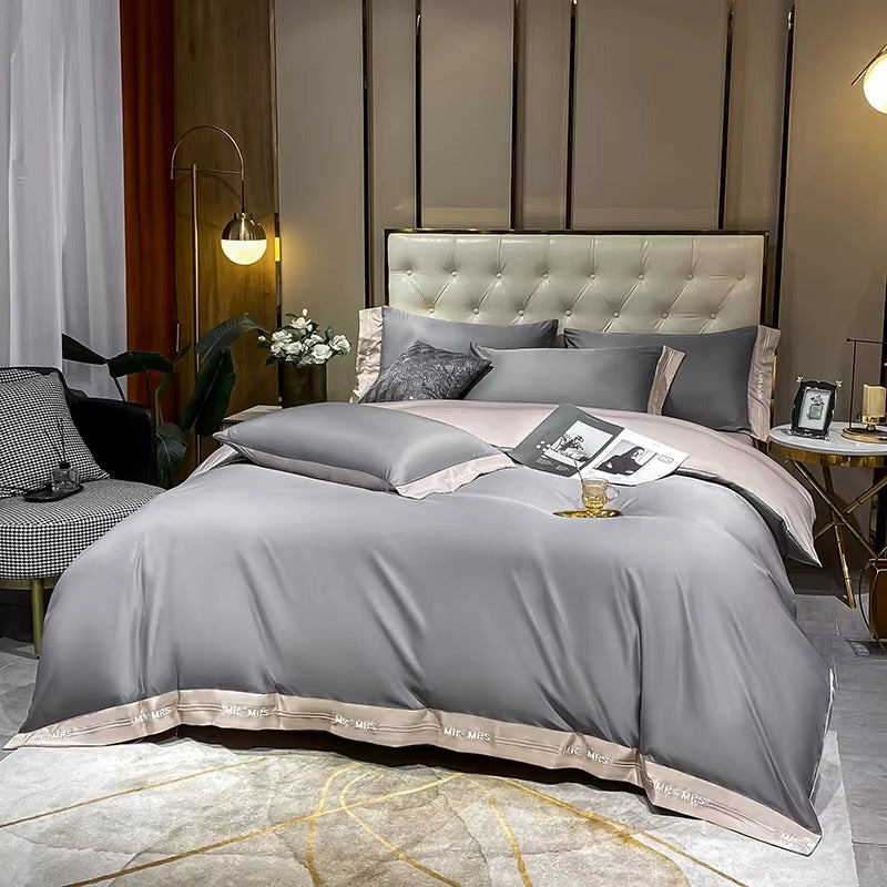 Satin Shiny Duvet Cover Set (6*6)