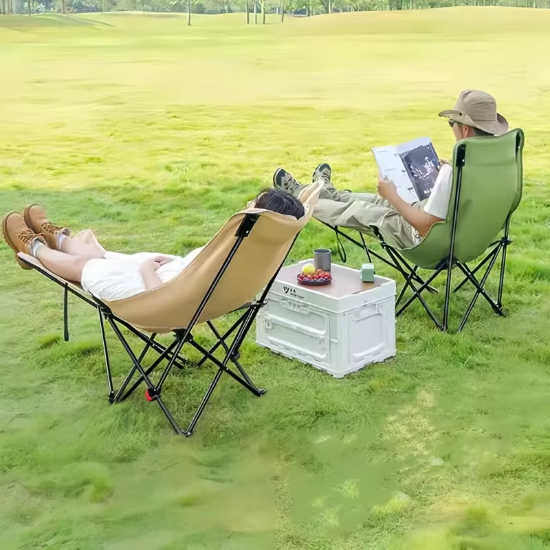 Moon Chair With Leg Rest