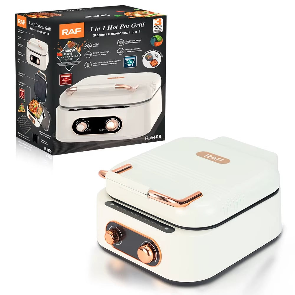 Multifunctional Hot Electric Cooking Pot (3 in 1 2.5L )
