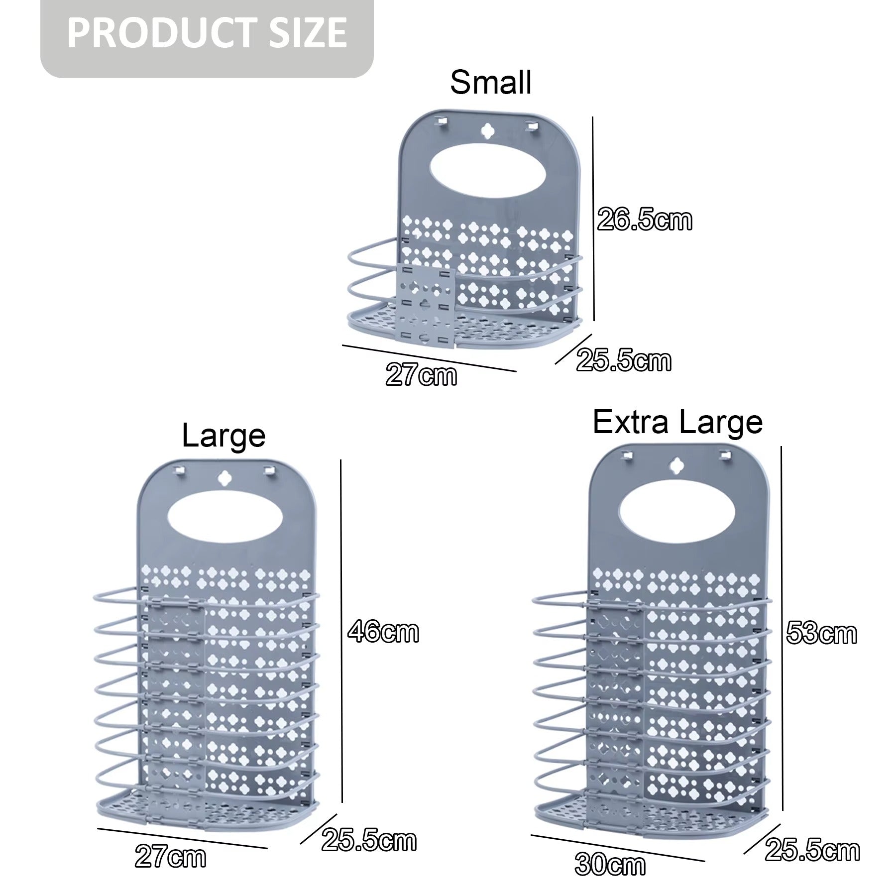 Collapsible Hanging Laundry Basket