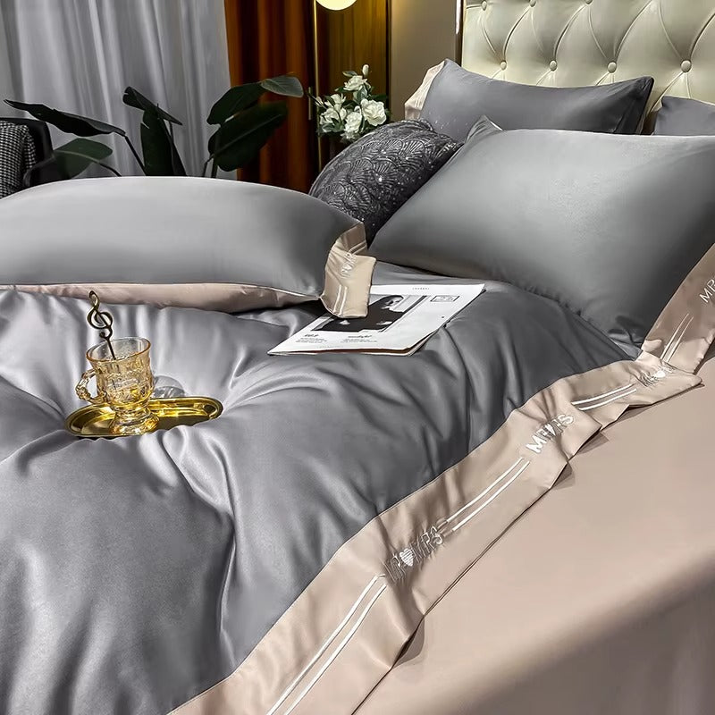 Satin Shiny Duvet Cover Set (6*6)