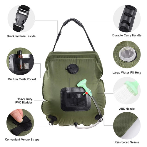 Camping Solar Bath Shower Bag
