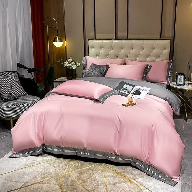 Satin Shiny Duvet Cover Set (6*6)