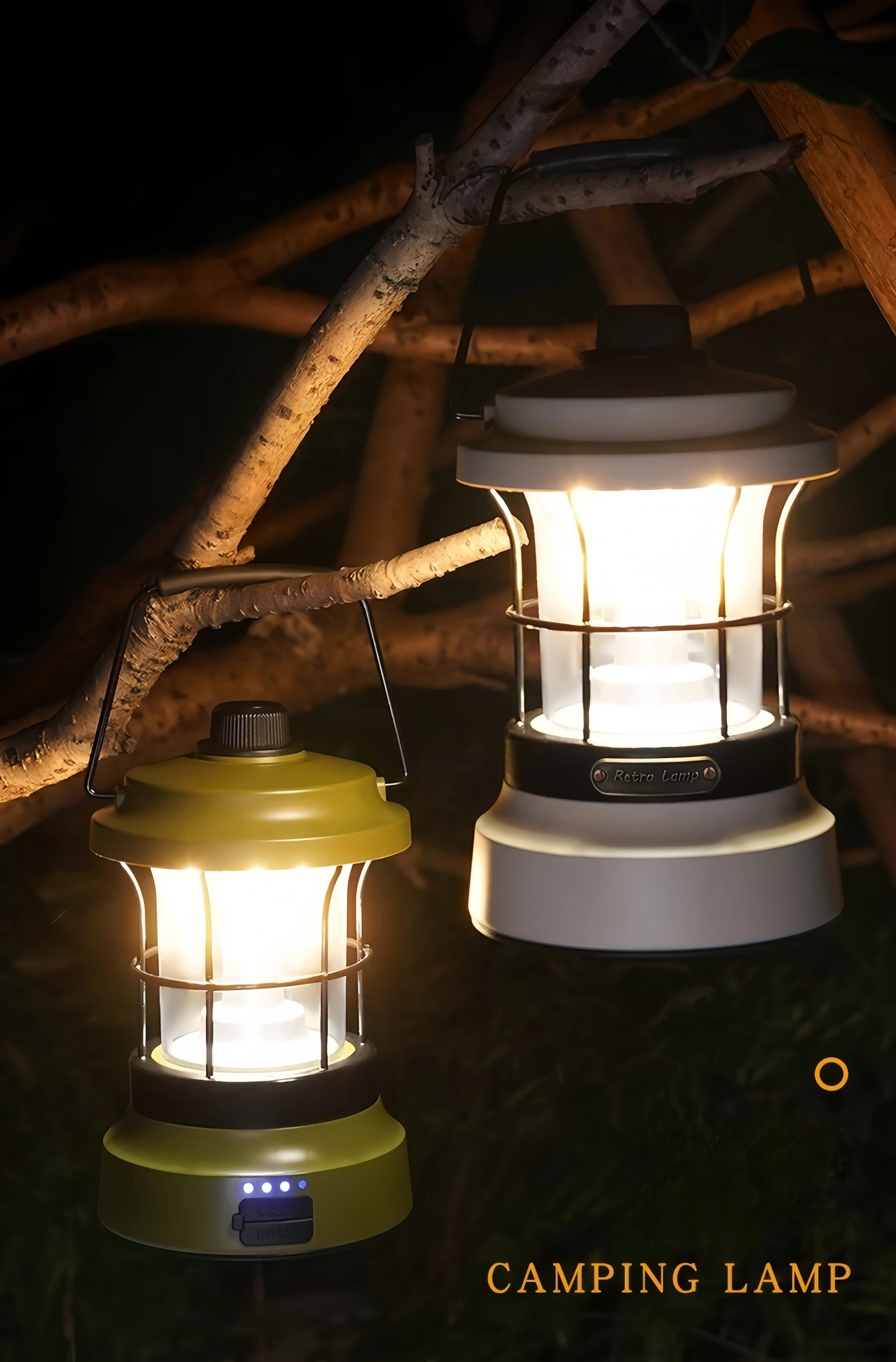 Rechargeable Retro Camping Lantern