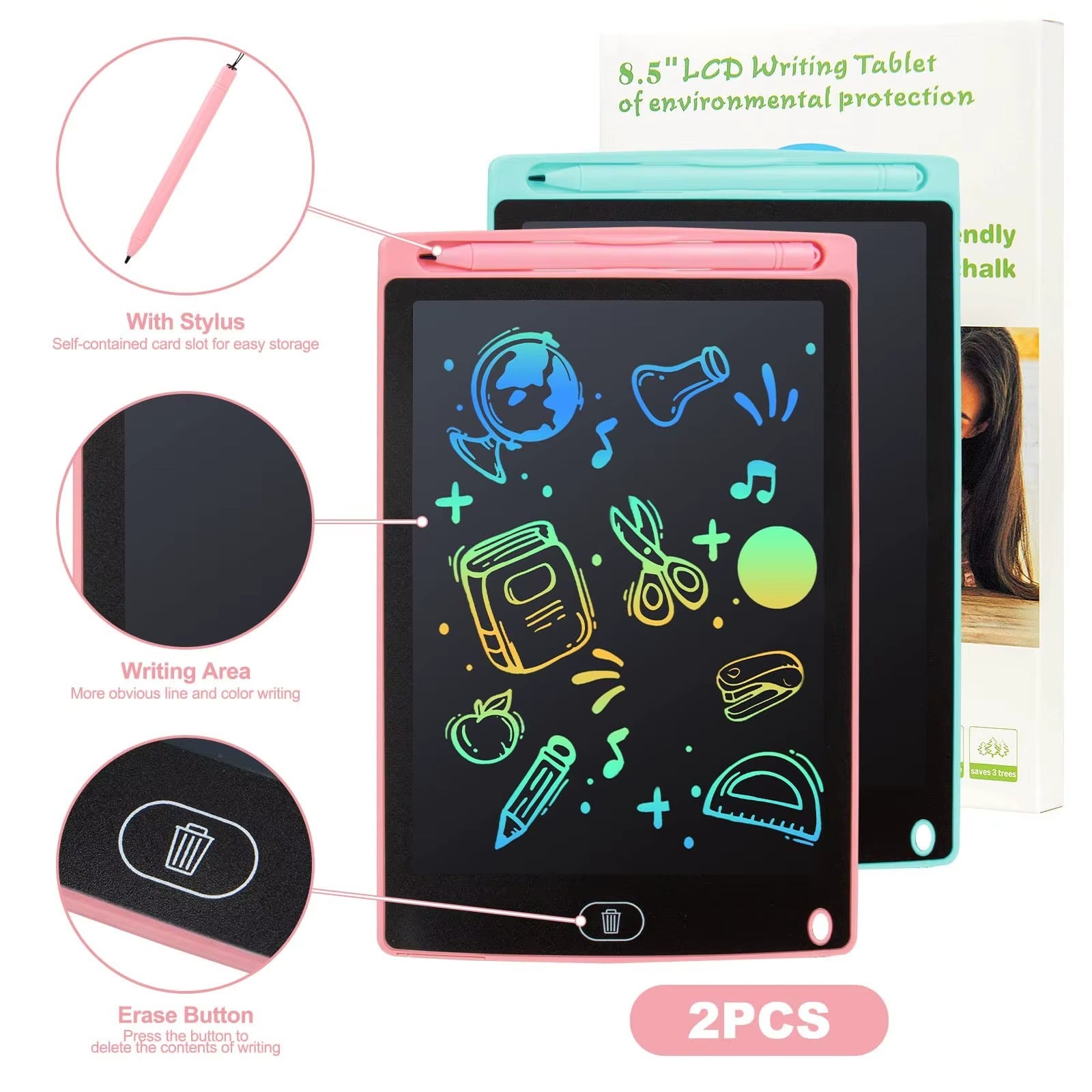 LCD Writing Tablet for Kids