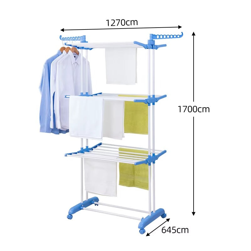 4Layer clothes drying rack
