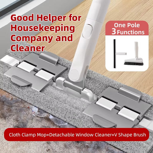 3 in 1 Flat Mop and Bucket