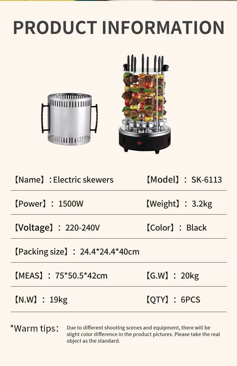 Twisted Skewers Bbq Tool Set ( Stainless steel )