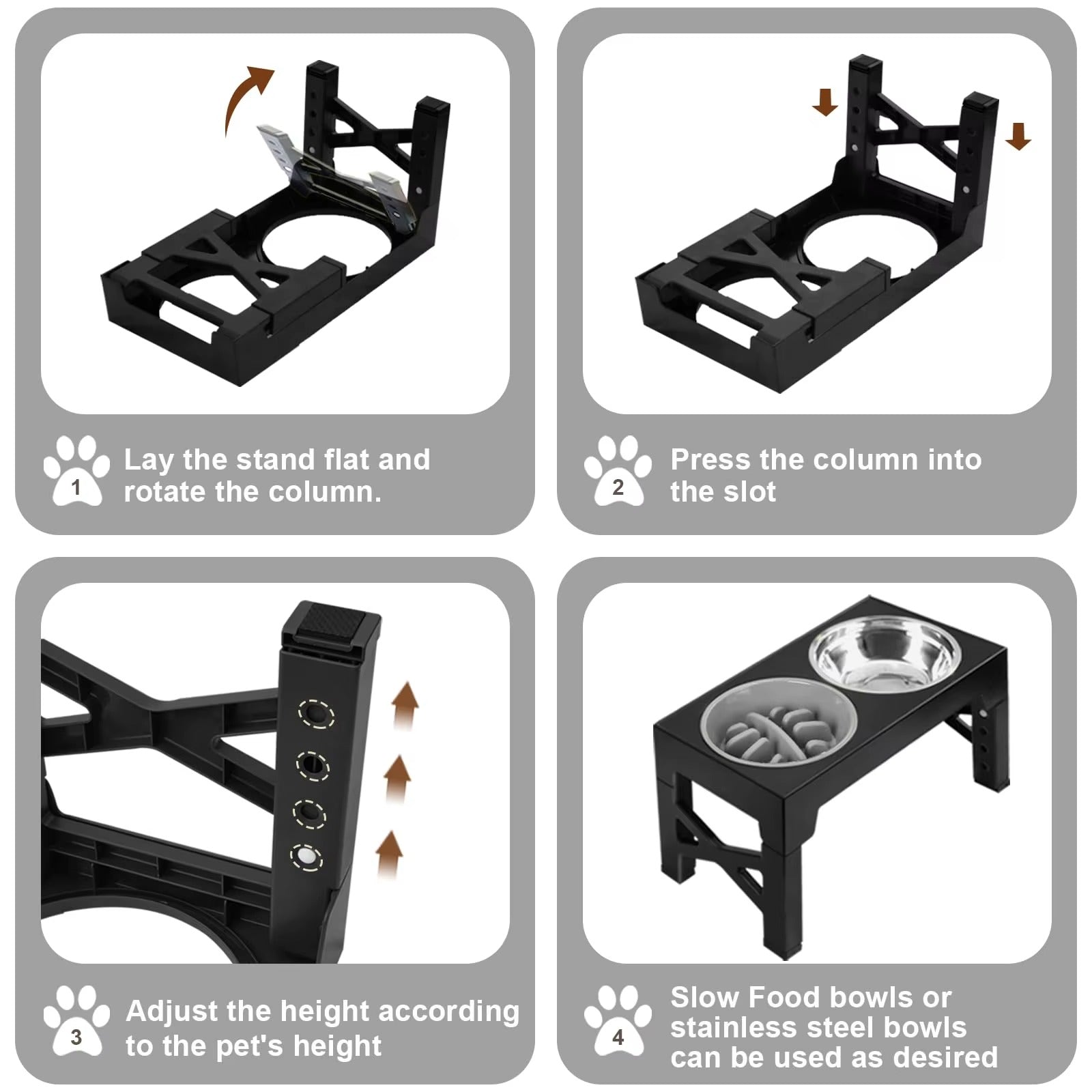 Elevated Pet Feeding Stand