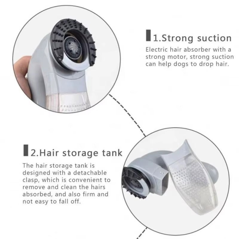 Pet Vacuum Cleaner & Hair Massager