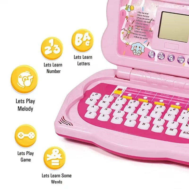 Educational Kids Plastic Laptop
