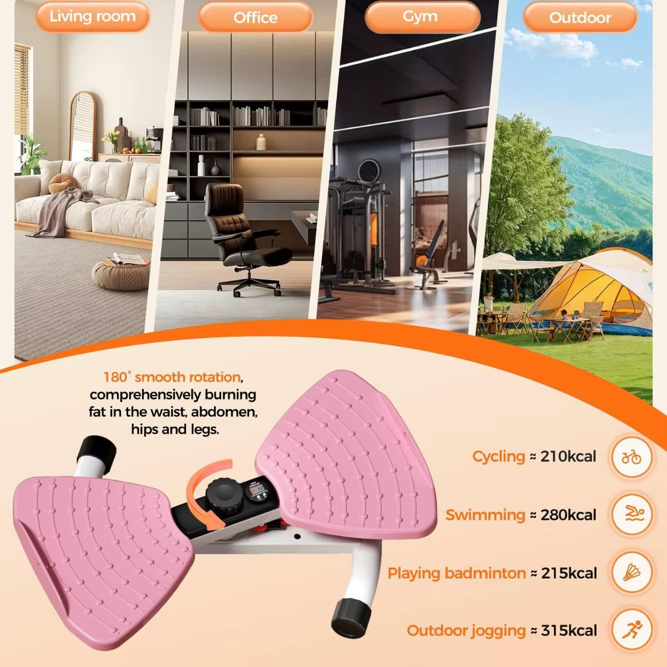 Silent Waist Twisting Machine