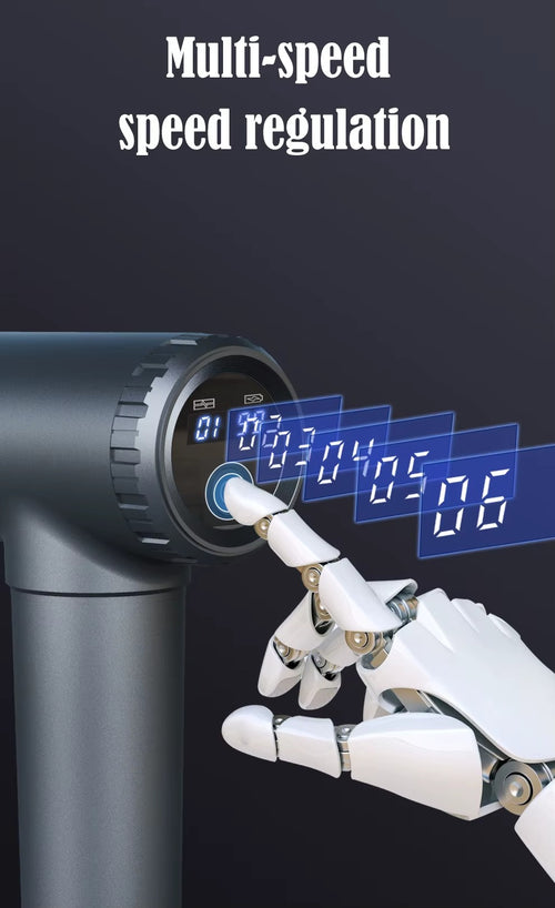 Deep Tissue Handheld Massage Gun 10 Heads